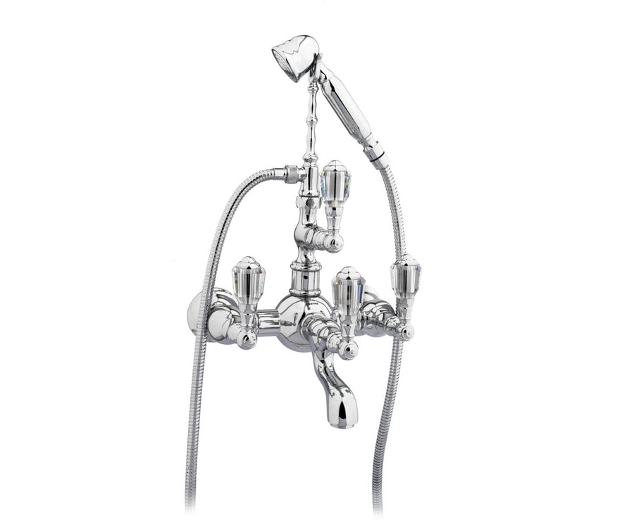 Bronces Mestre Indica Bath Shower Set with Swarovski Crystal - 035616 - Bronces Mestre