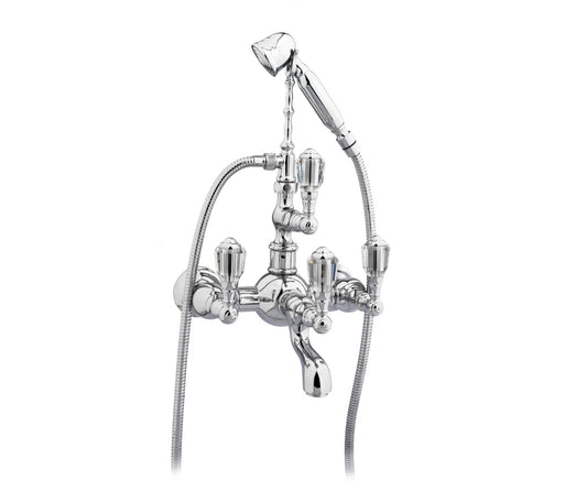 Bronces Mestre Indica Bath Shower Set with Swarovski Crystal - 035616 - Bronces Mestre