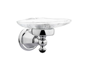 Bronces Mestre Indica Soap Dish with Black Swarovski Crystal - 038278