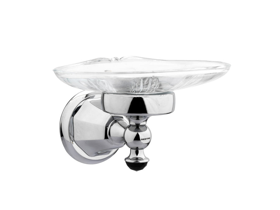 Bronces Mestre Indica Soap Dish with Black Swarovski Crystal - 038278 - Bronces Mestre