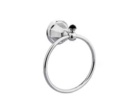 Bronces Mestre Indica Towel Holder with Black Swarovski Crystal - 038273 - Bronces Mestre