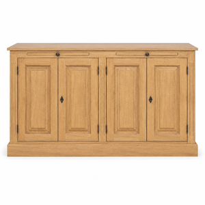Buffet - Amboise - Massief eik - 151 x 51 x 84 cm - Eik