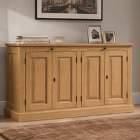 Buffet - Amboise - Solid Oak - 151 x 51 x 84 cm - Oak
