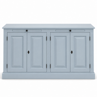 Buffet - Amboise - Solid Pine - 151 x 51 x 84 cm - Light blue
