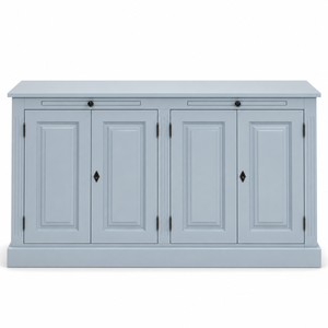 Buffet - Amboise - Massief grenen - 151 x 51 x 84 cm - Lichtblauw