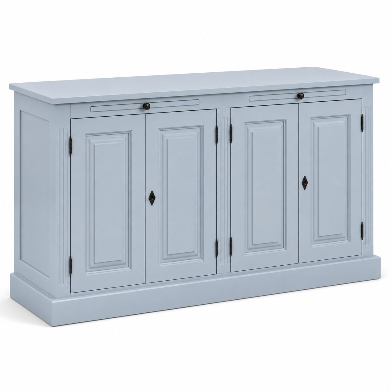 Buffet - Amboise - Solid Pine - 151 x 51 x 84 cm - Light blue