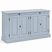 Buffet - Amboise - Solid Pine - 151 x 51 x 84 cm - Light blue