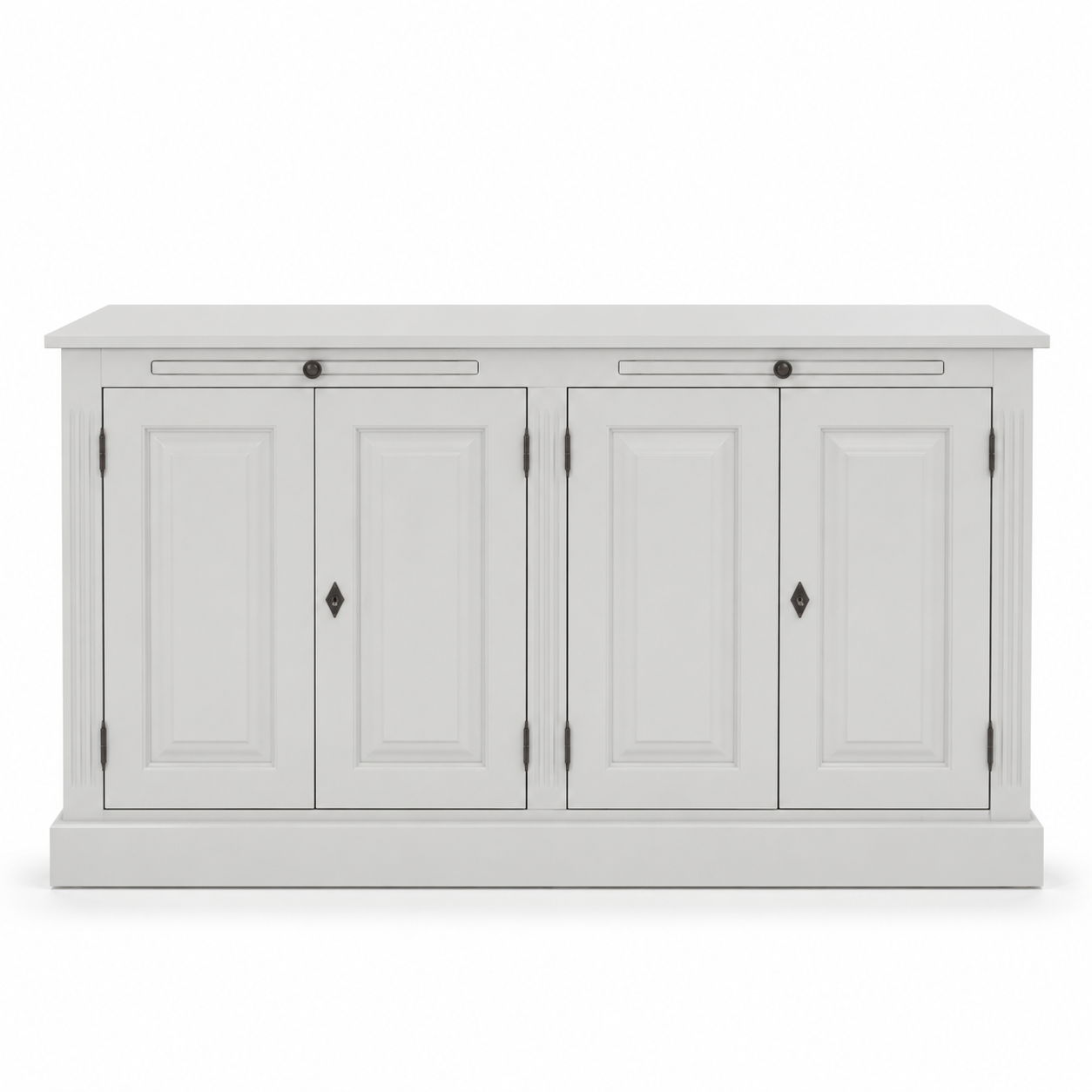 Buffet - Amboise - Solid Pine - 151 x 51 x 84 cm - White