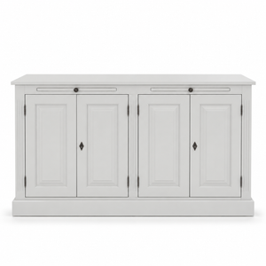 Buffet - Amboise - Massief grenen - 151 x 51 x 84 cm - Wit