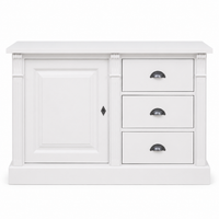 Buffet - Angers - Solid Pine - 116 x 51 x 78 cm - White