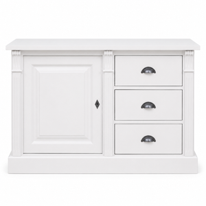 Buffet - Angers - Solid Pine - 116 x 51 x 78 cm - White