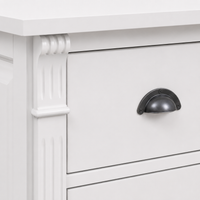 Buffet - Angers - Solid Pine - 116 x 51 x 78 cm - White