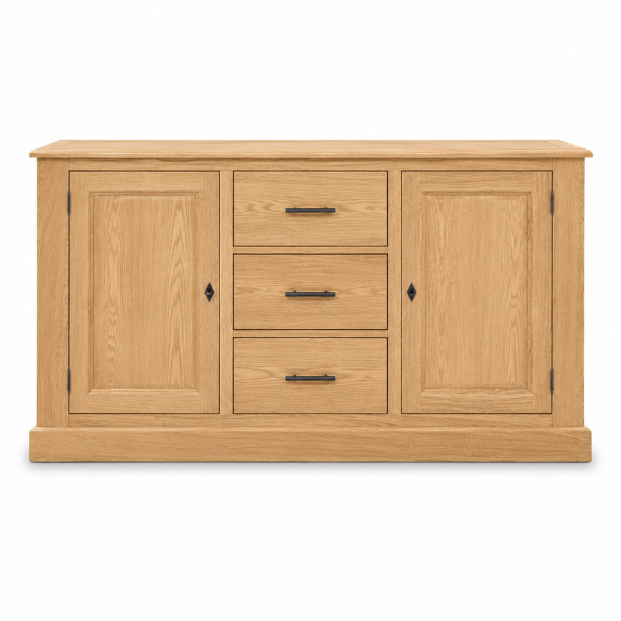 Buffet - Cluny - Solid Oak - 173 x 47 x 93 cm - Oak