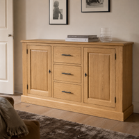 Buffet - Cluny - Solid Oak - 173 x 47 x 93 cm - Oak