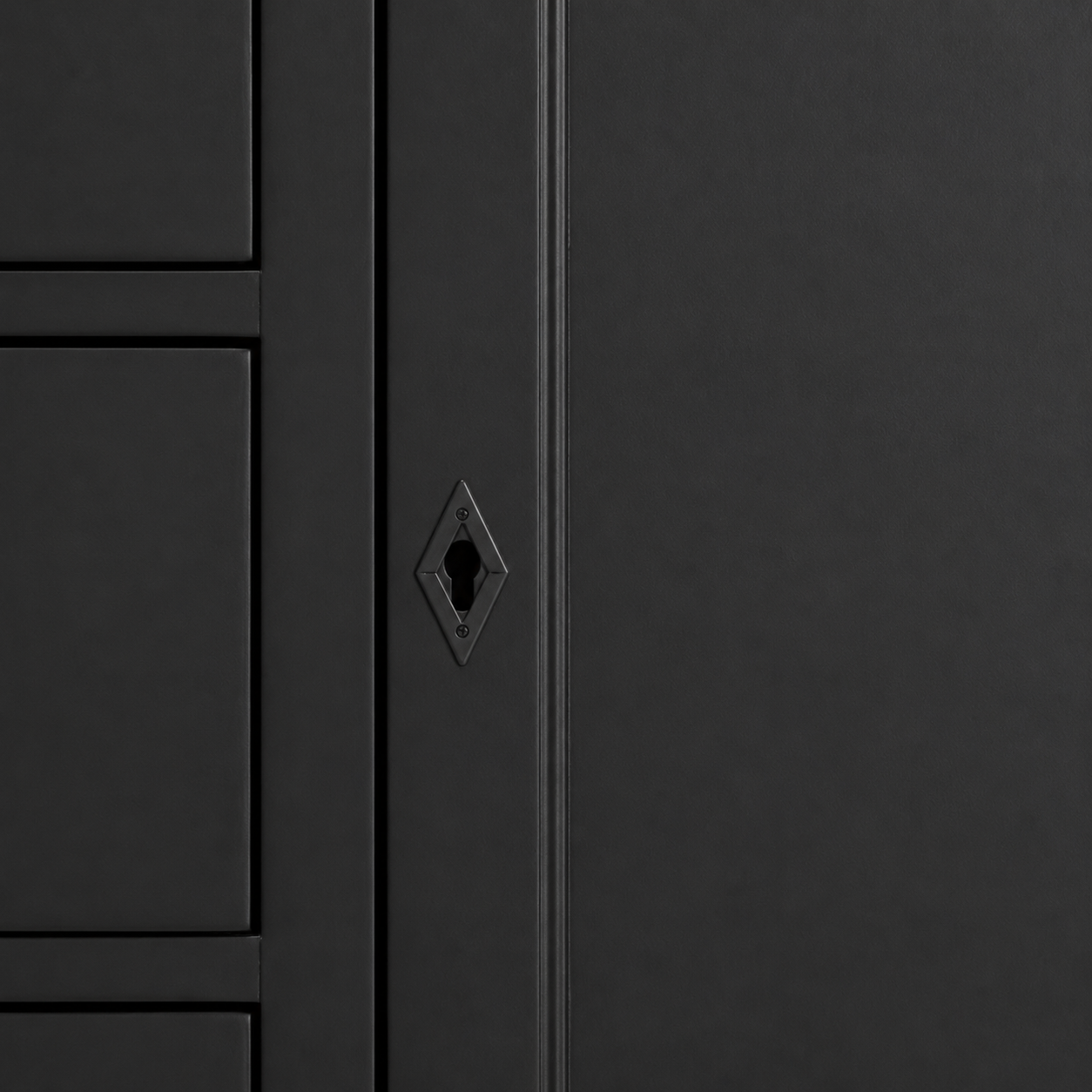 Buffet - Cluny - Solid Pine - 173 x 47 x 93 cm - Black
