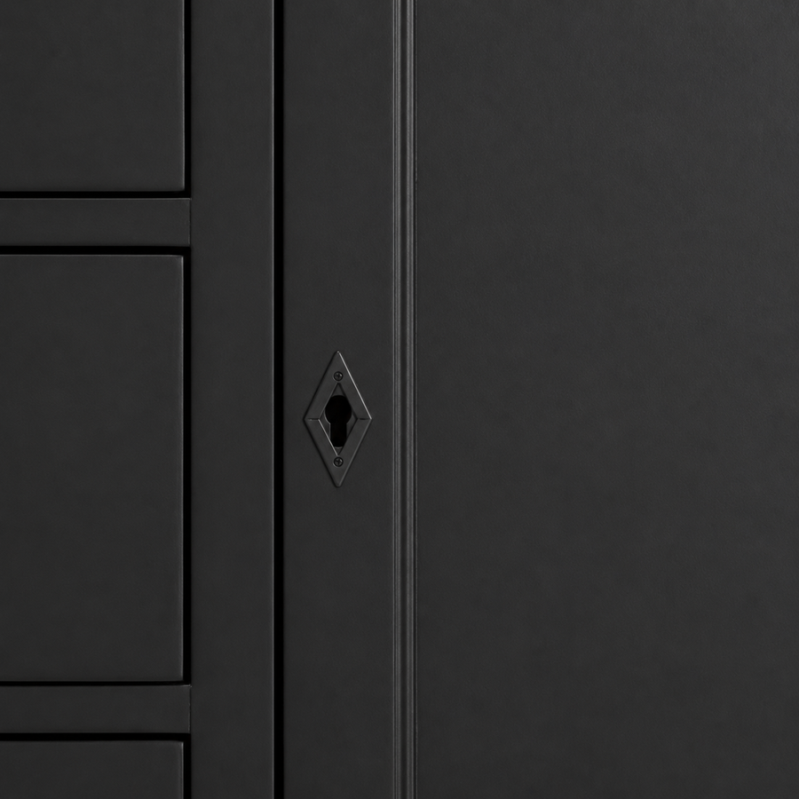 Buffet - Cluny - Solid Pine - 173 x 47 x 93 cm - Black