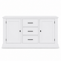 Buffet - Cluny - Solid Pine - 173 x 47 x 93 cm - White