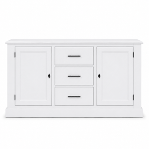 Buffet - Cluny - Massief grenen - 173 x 47 x 93 cm - Wit