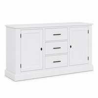 Buffet - Cluny - Solid Pine - 173 x 47 x 93 cm - White