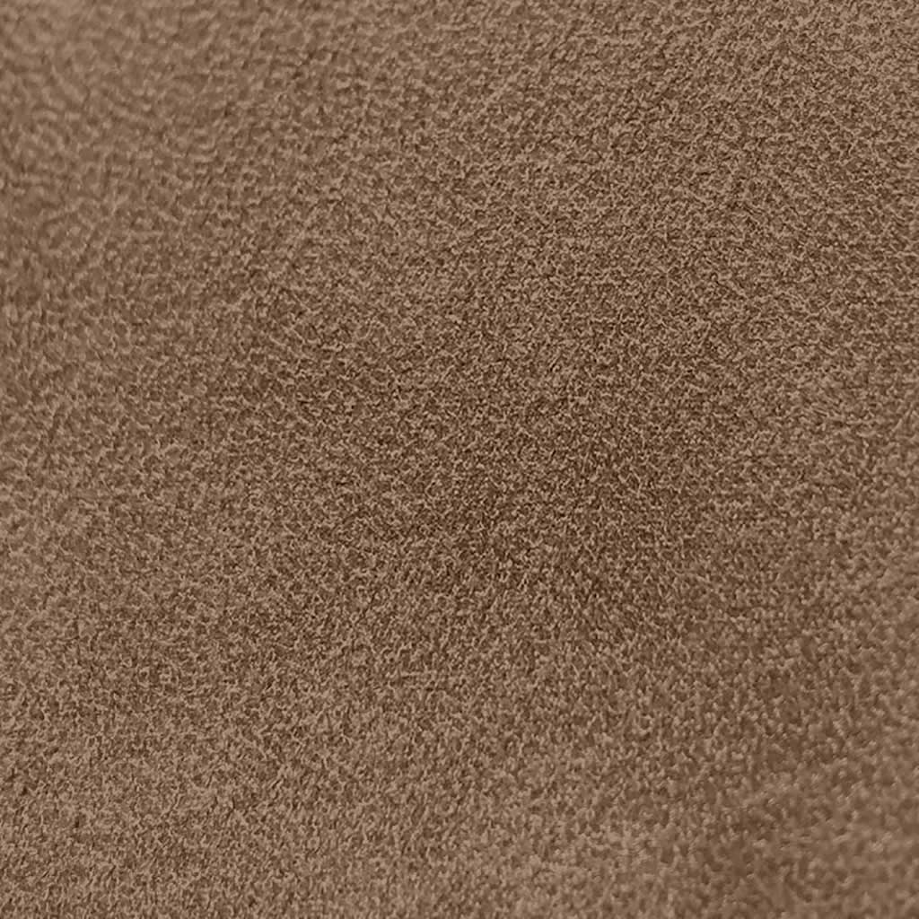 Speisestuhl Ferrara - Brown Bull Leder & Brown Sneak Stoff mit Black Swivel Base - 61 x 61 x 85 cm