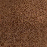 Dining Chair Ferrara - Cognac Bull Leather & Light Grey Sneak Fabric with Black Swivel Base - 61 x 61 x 85 cm