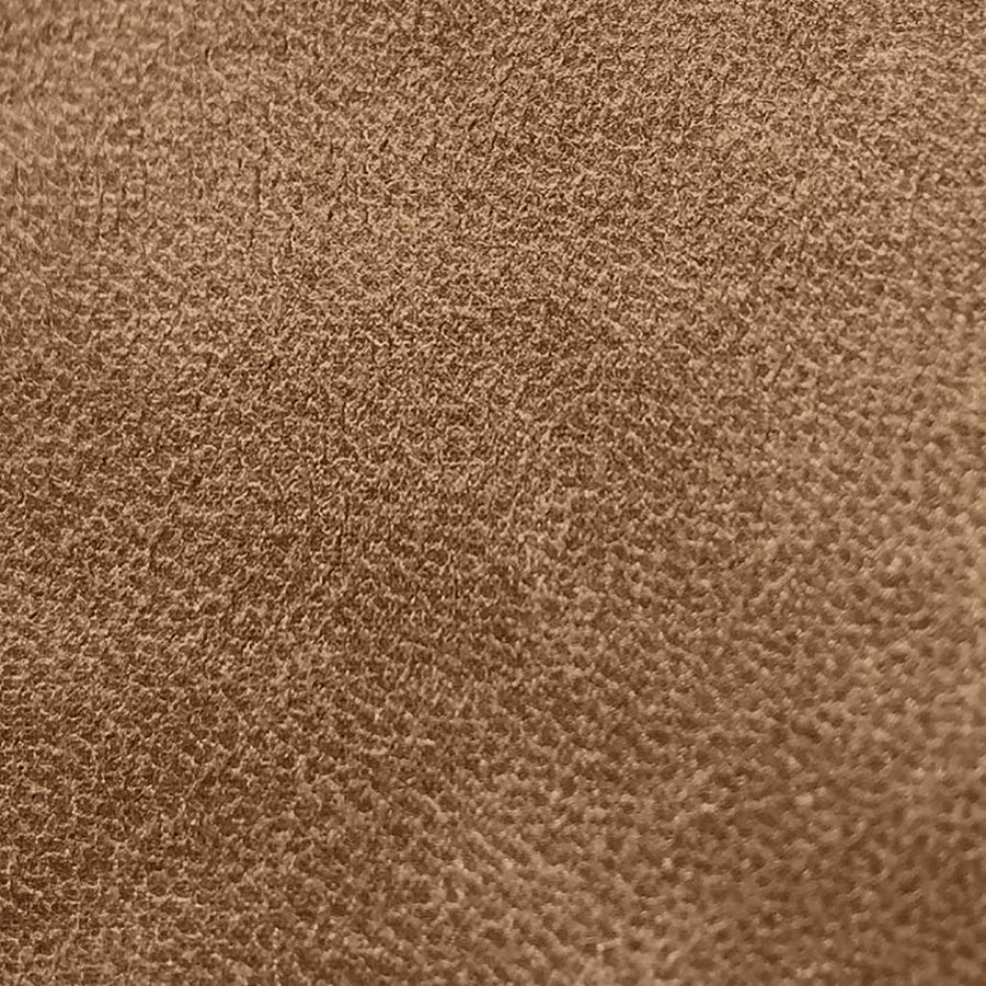 Dining Chair Ferrara - Taupe Bull Leather & Taupe Sneak Fabric with Black Swivel Base - 61 x 61 x 85 cm