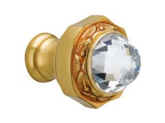Schrank knob diameter 32mm mit Swarovski crystal - 0Z5746 - Marcottestyle Shop Deurbeslag Gold 24K