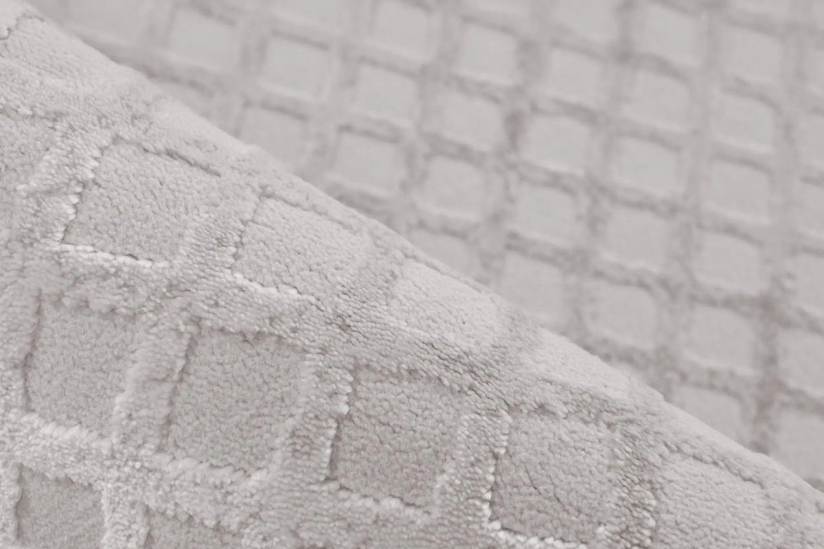 High-Pile Rug - Cassano Silver Diamonds