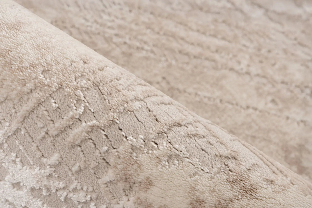 Hochflor-Teppich - Cassano Beige Abstract