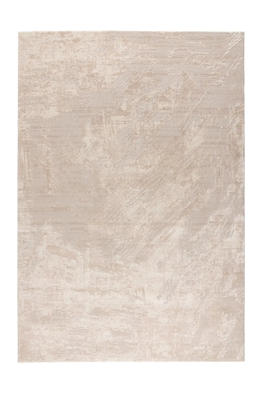 High-Pile Rug - Cassano Beige Abstract