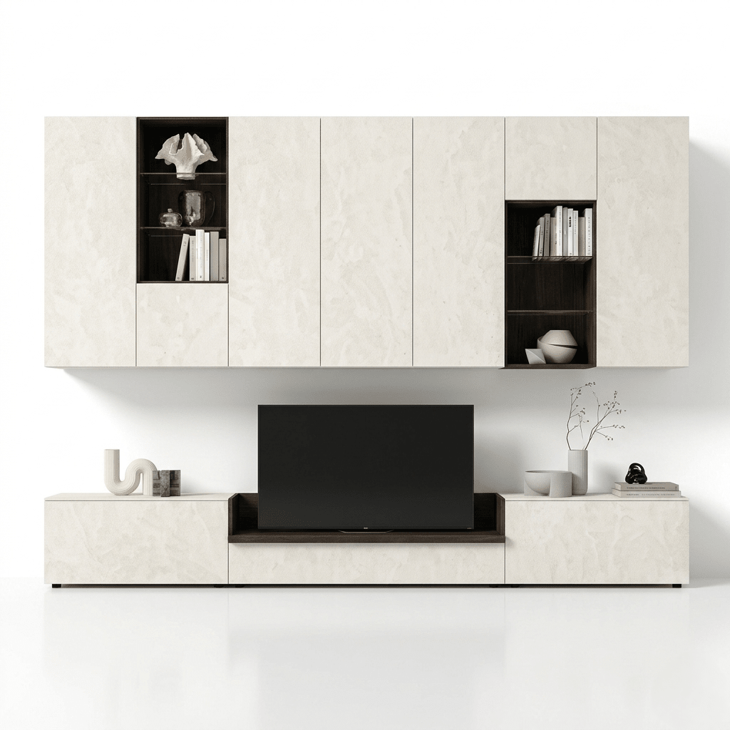 Caldera Luxe Wall TV Unit | Modern Italian Designer Entertainment System - Marcottestyle Shop | Marcottestyle