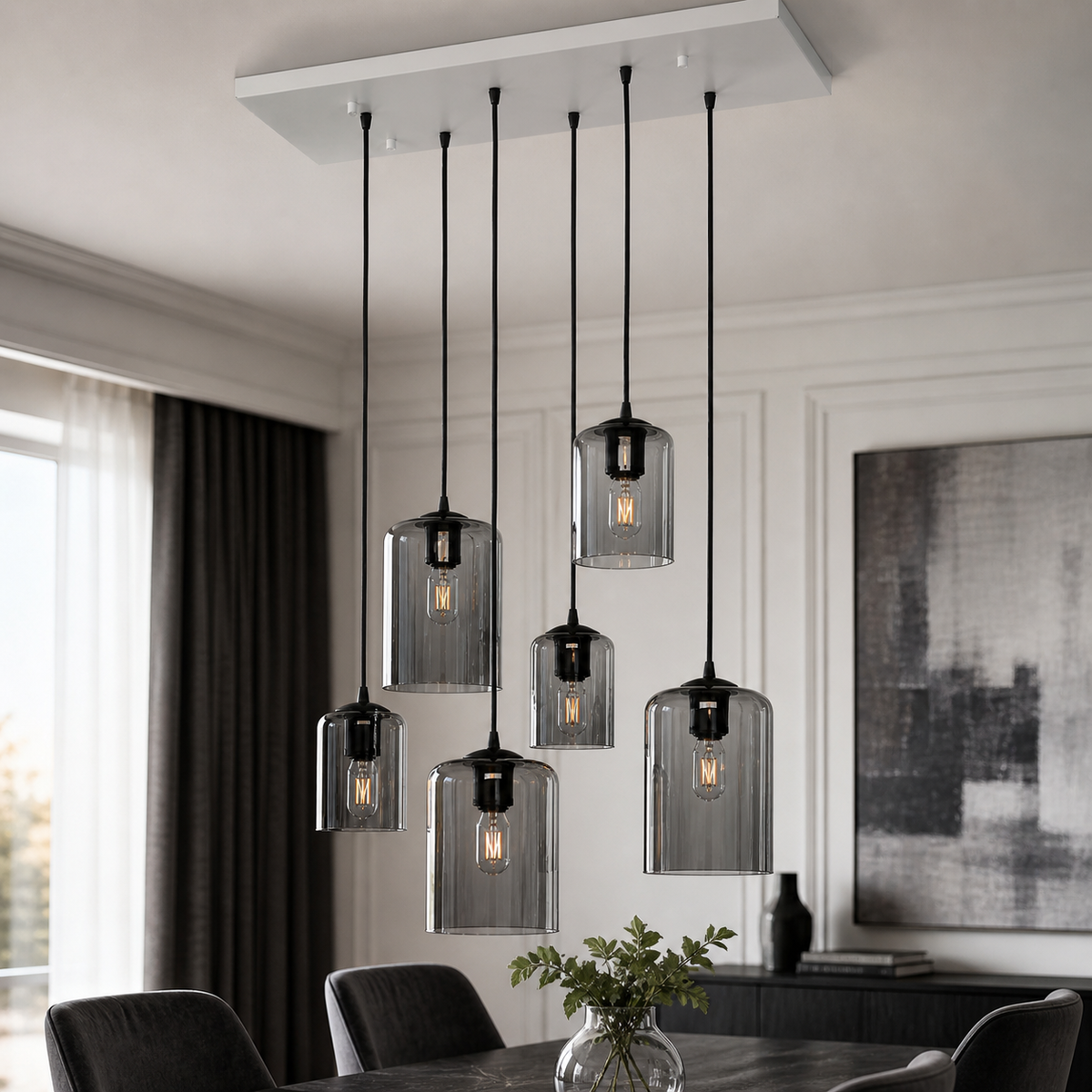 Lampada a Sospensione Ase 7560F - Bianco