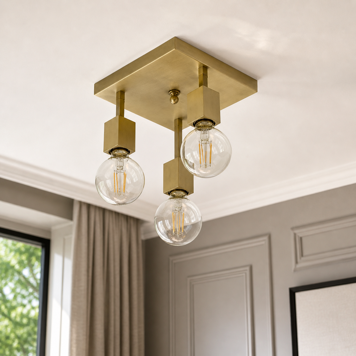Lámpara de Techo Aurora 2514E - Oro (latón)