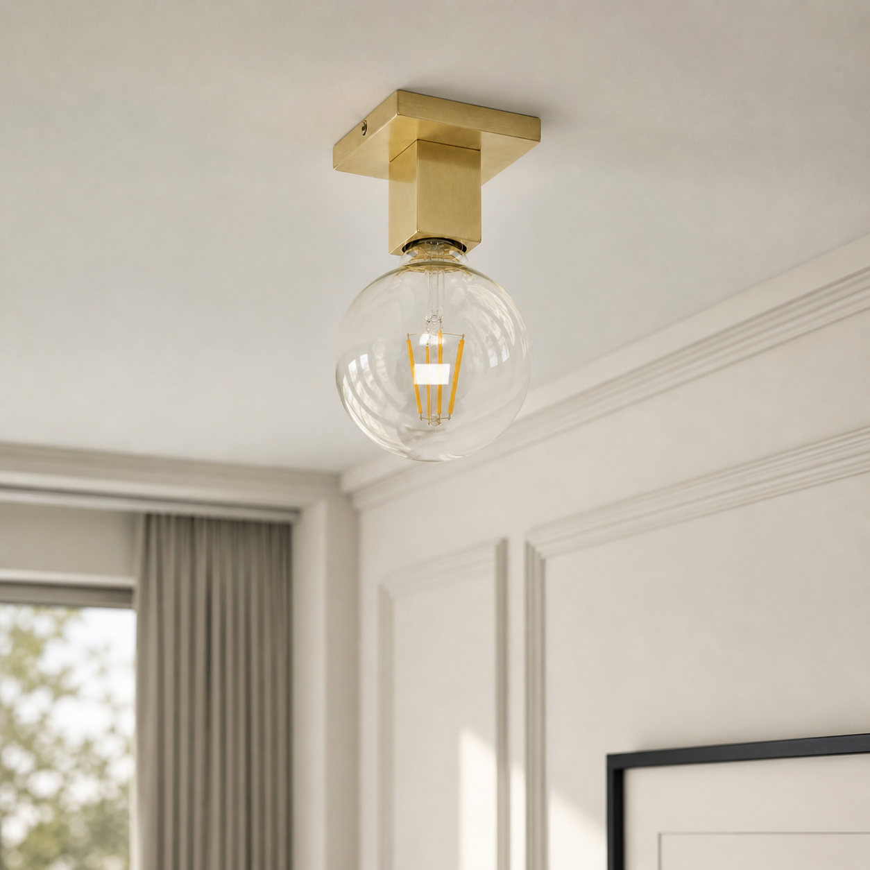 Ceiling Lampe Aurora 3773A - Or (brass)
