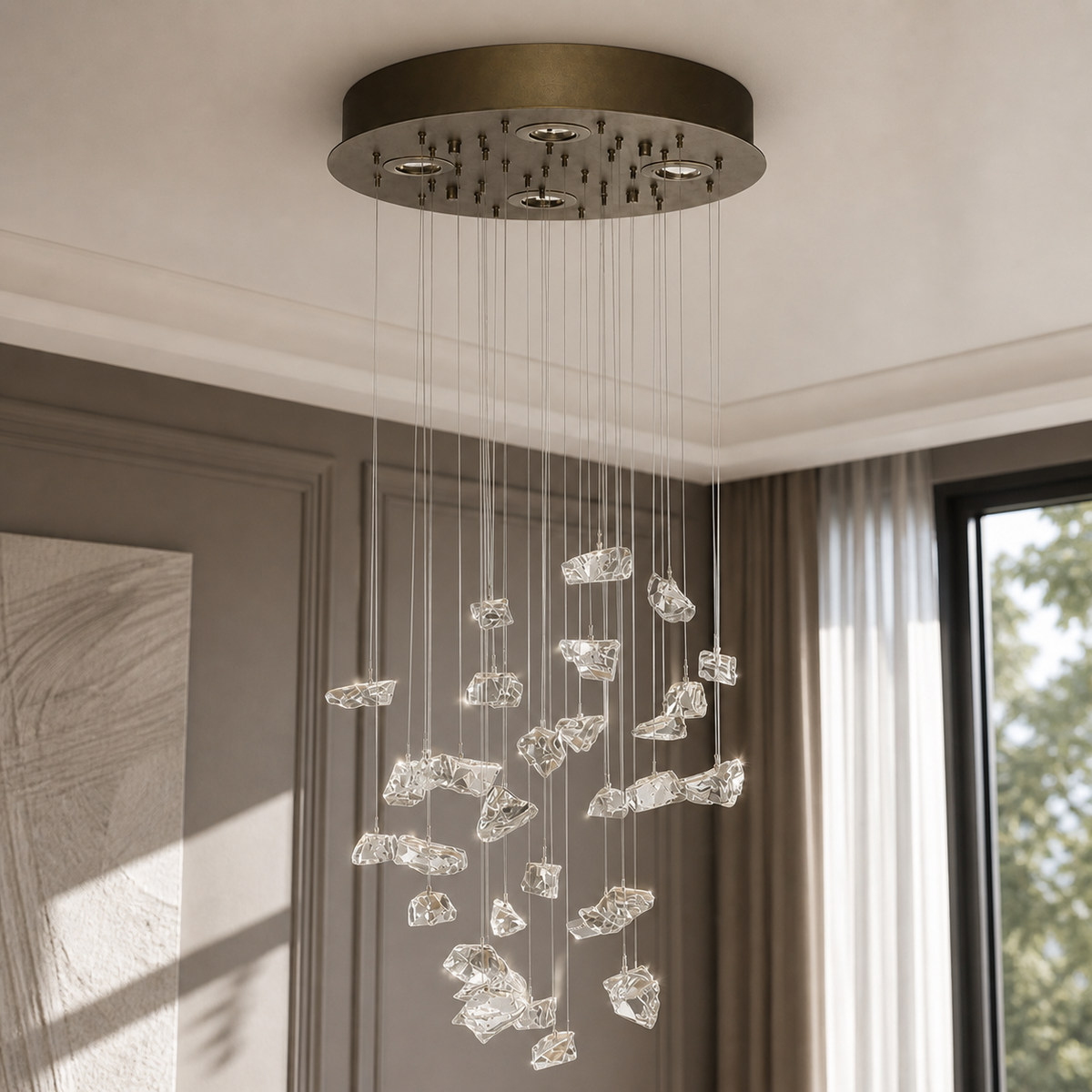 Lampada a Sospensione Cael 5518Z - Bronze