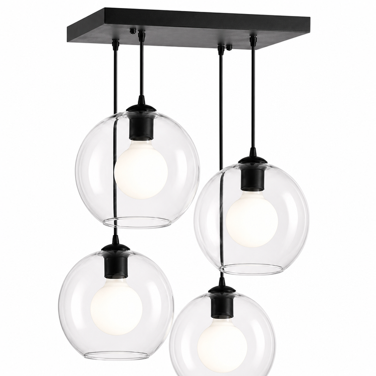 Lámpara Colgante Drei 5417B - Negro