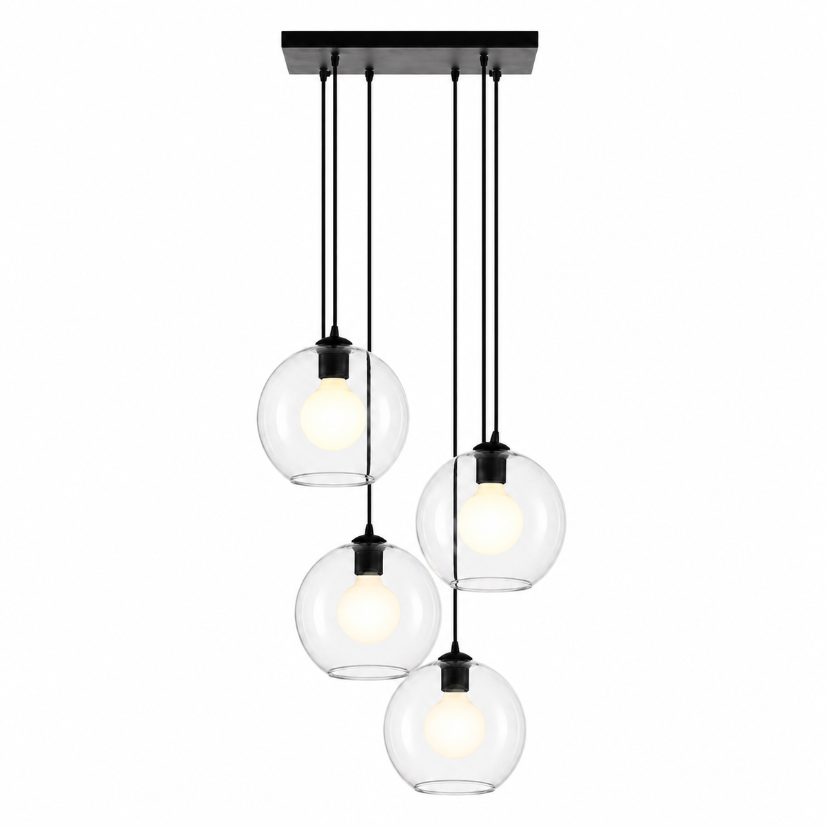 Lámpara Colgante Drei 5417B - Negro