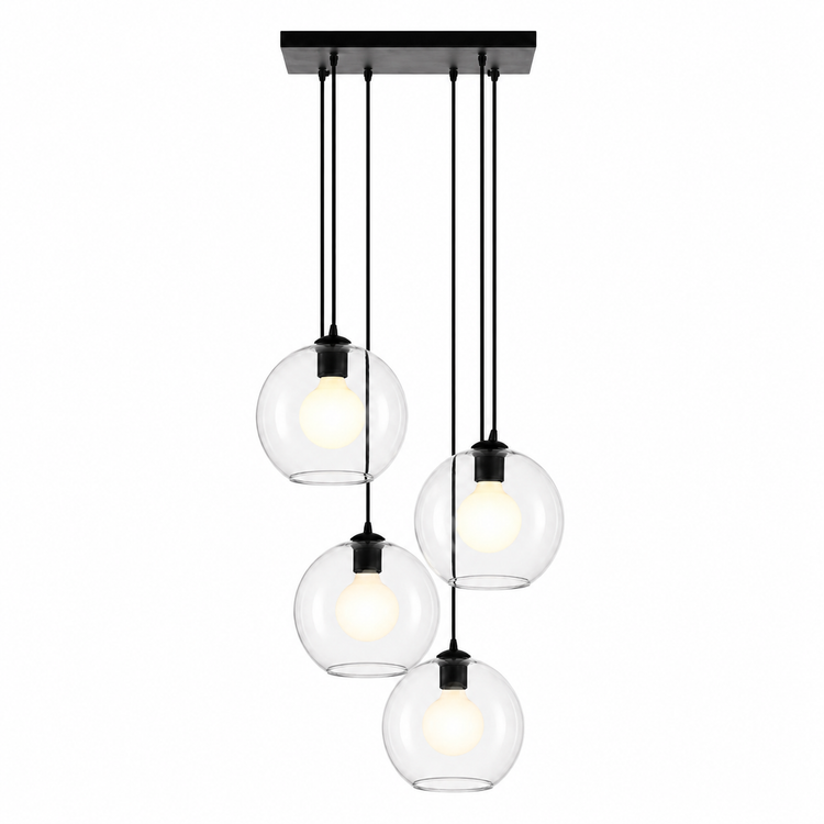 Lámpara Colgante Drei 5417B - Negro