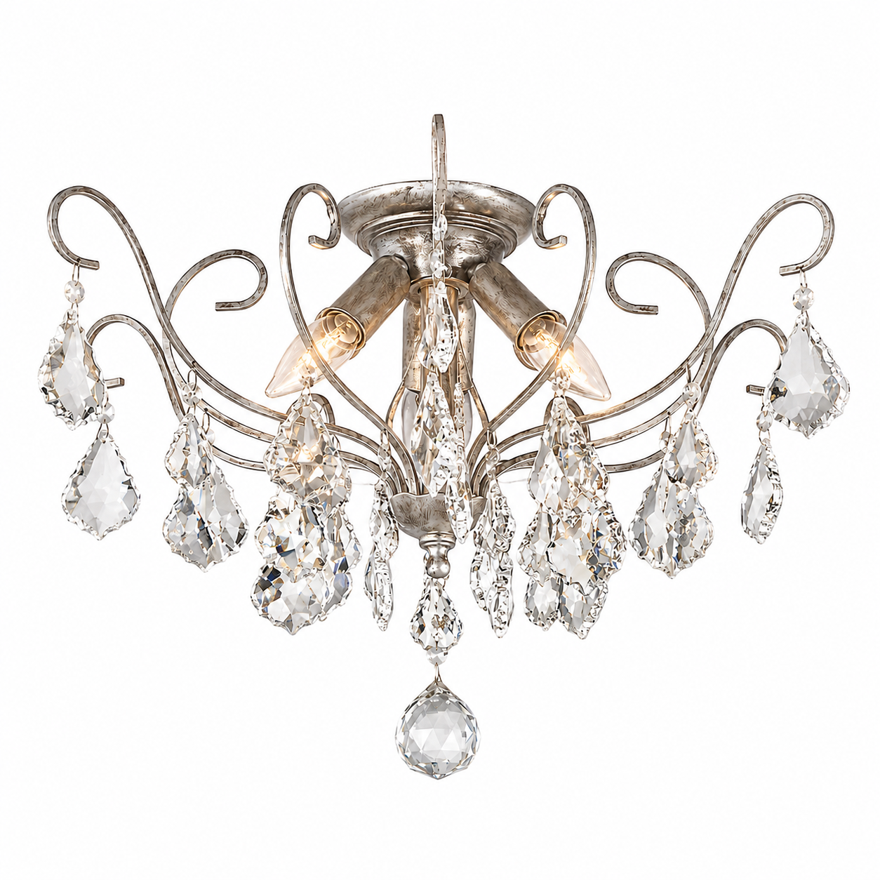 Ceiling Lamp Drei 8004N - Antique Silver