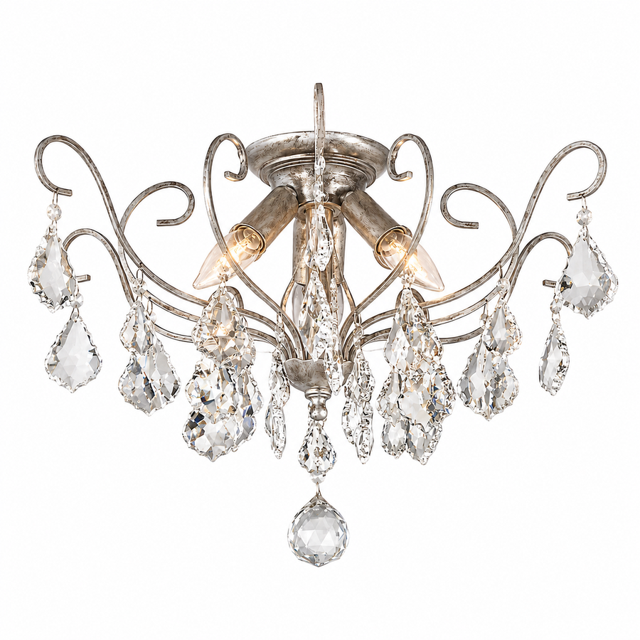Ceiling Lamp Drei 8004N - Antique Silver