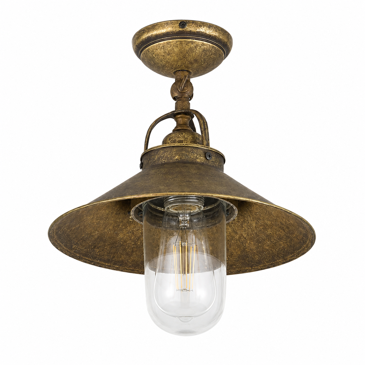 Ceiling Lampe Hedda 5594V - Antikes Messing