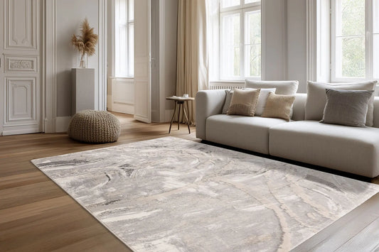 Low-Pile Rug - Estella Silver