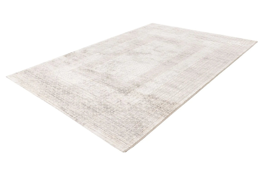 Low-Pile Rug - Estella Beige / Silver Diamonds 5