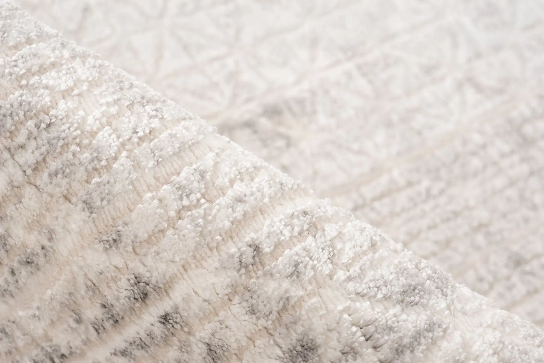 Low-Pile Rug - Estella Beige / Silver Diamonds 5
