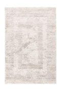 Low-Pile Rug - Estella Beige / Silver Diamonds 5