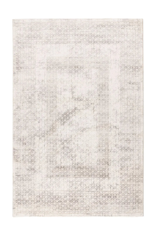 Low-Pile Rug - Estella Beige / Silver Diamonds 5