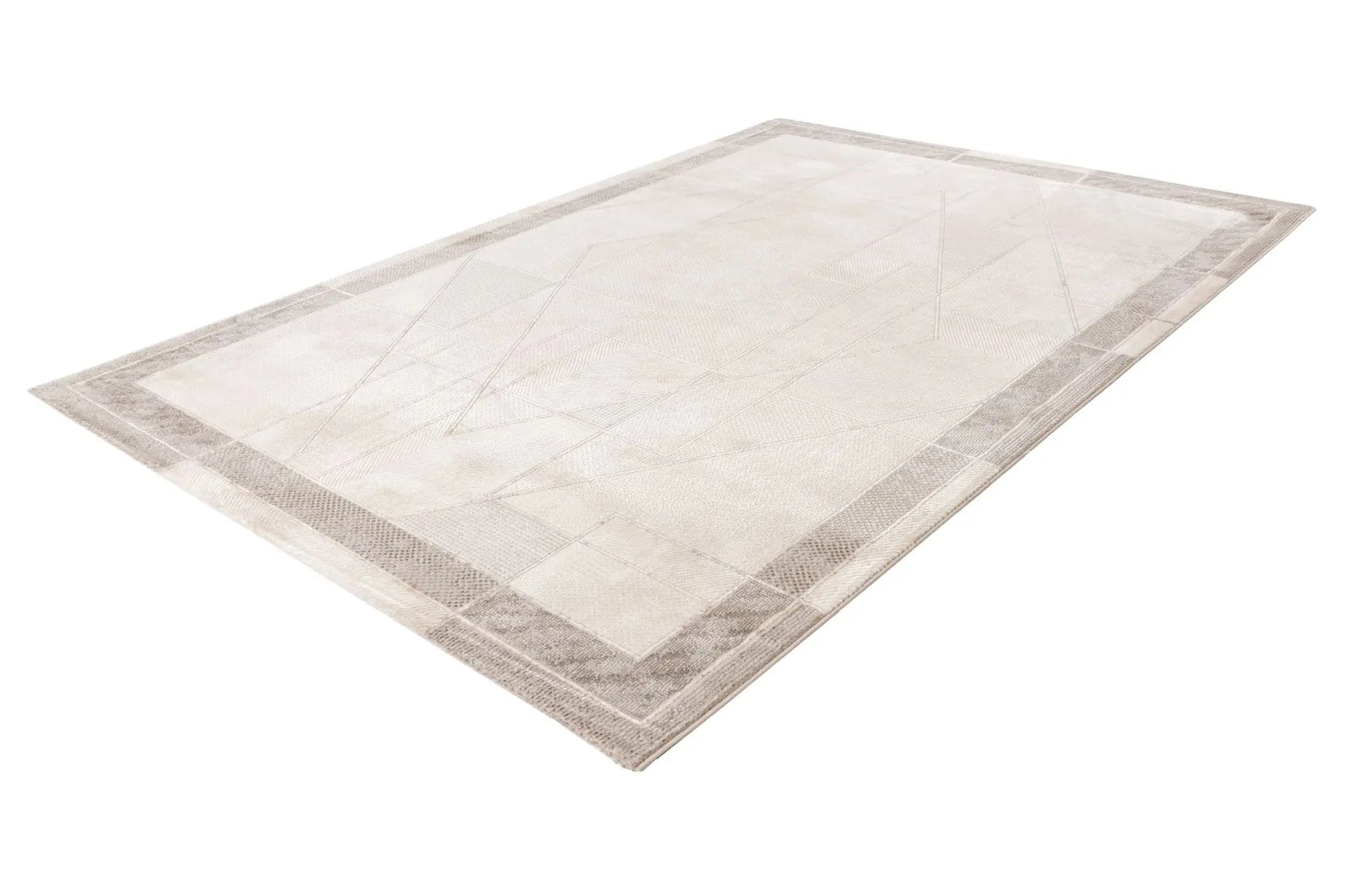 Low-Pile Rug - Estella Beige / Silver
