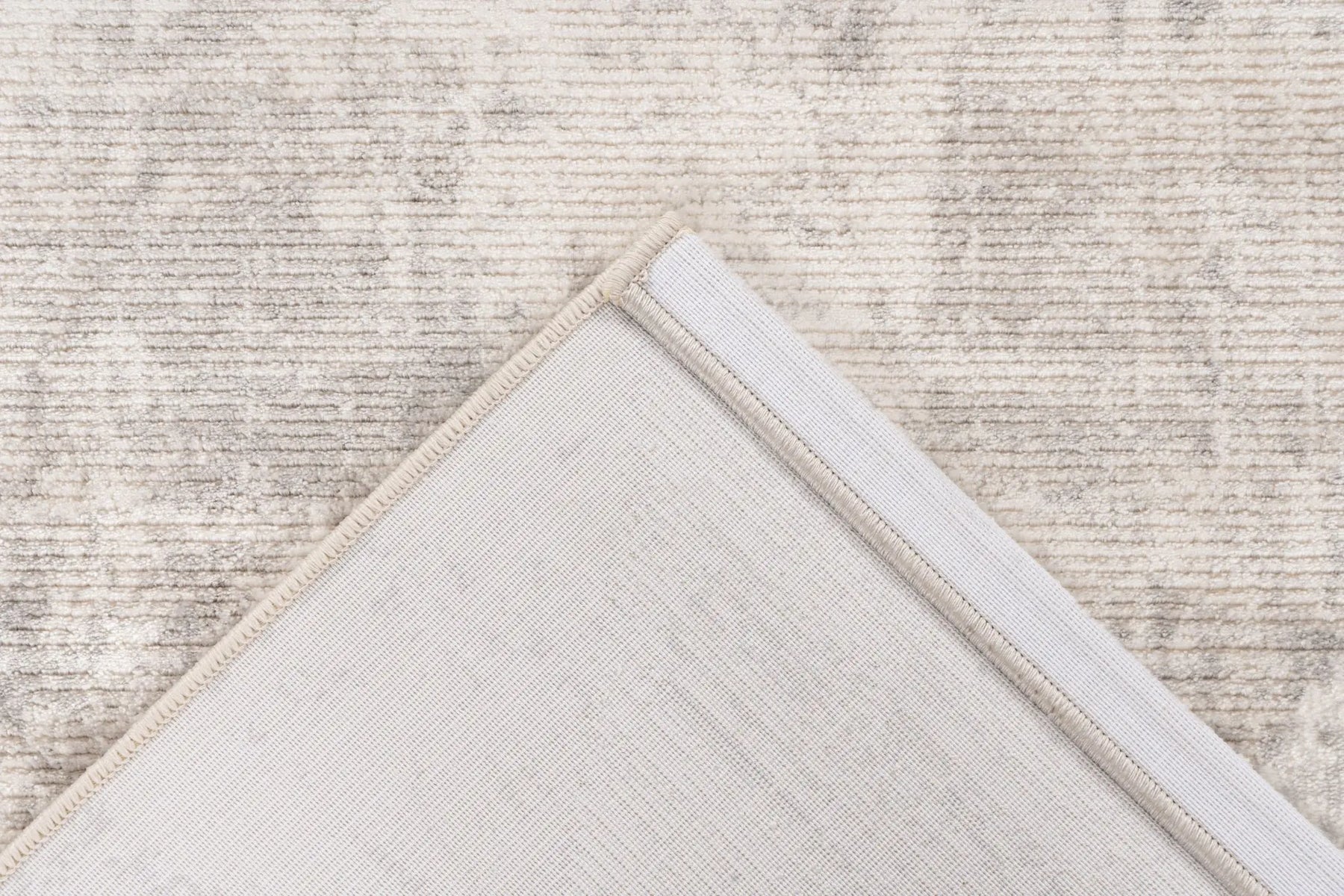 Low-Pile Rug - Estella Beige / Silver Distressed 3