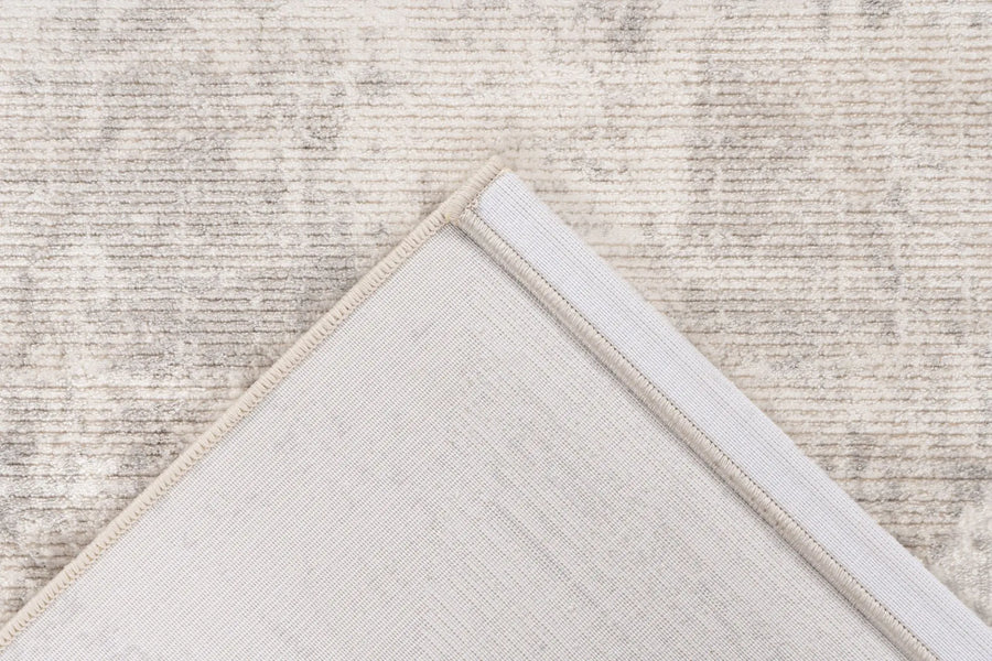 Low-Pile Rug - Estella Beige / Silver Distressed 3