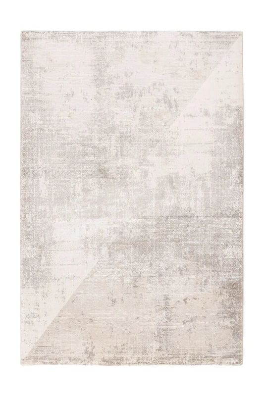 Low-Pile Rug - Estella Beige / Silver Distressed 3